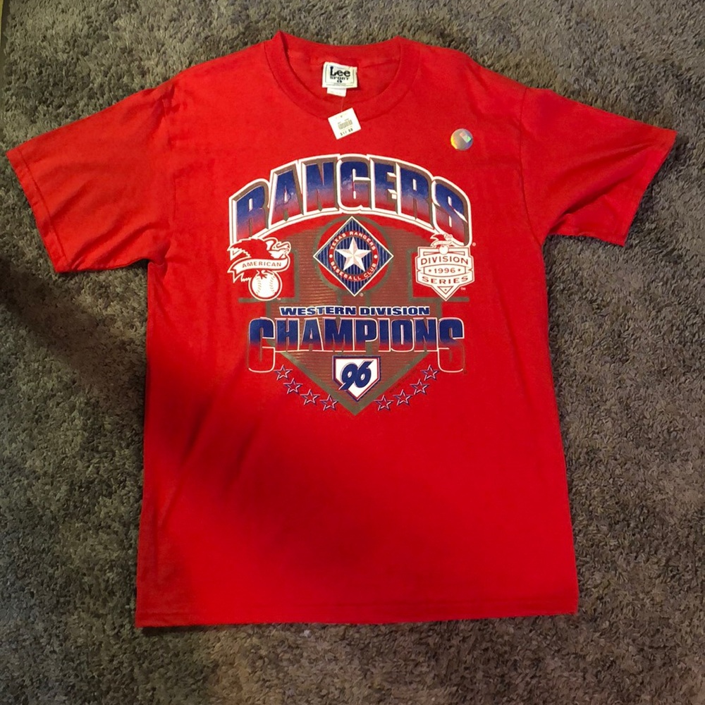 Deadstock Vintage 1996 Texas Rangers Champs tee
